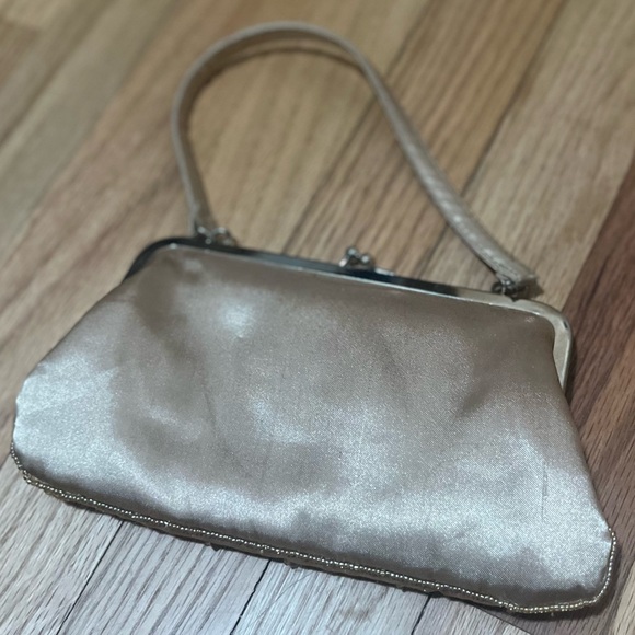 Satin Beaded clutch purse - Picture 2 of 3